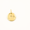 14k Leo Charm 0.02ct Diamond Pendant 1.8g