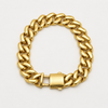 18k Gold Curb 10mm Bracelet 24.4g
