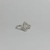 MARQUISE SHAPED CLUSTER DIAMOND RING