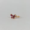 RUBY BUTTERFLY RING