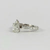1 CT. PEAR SHAPED PAVE ENGAGEMENT RING