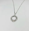 WHITE GOLD MOVING DIAMOND NECKLACE