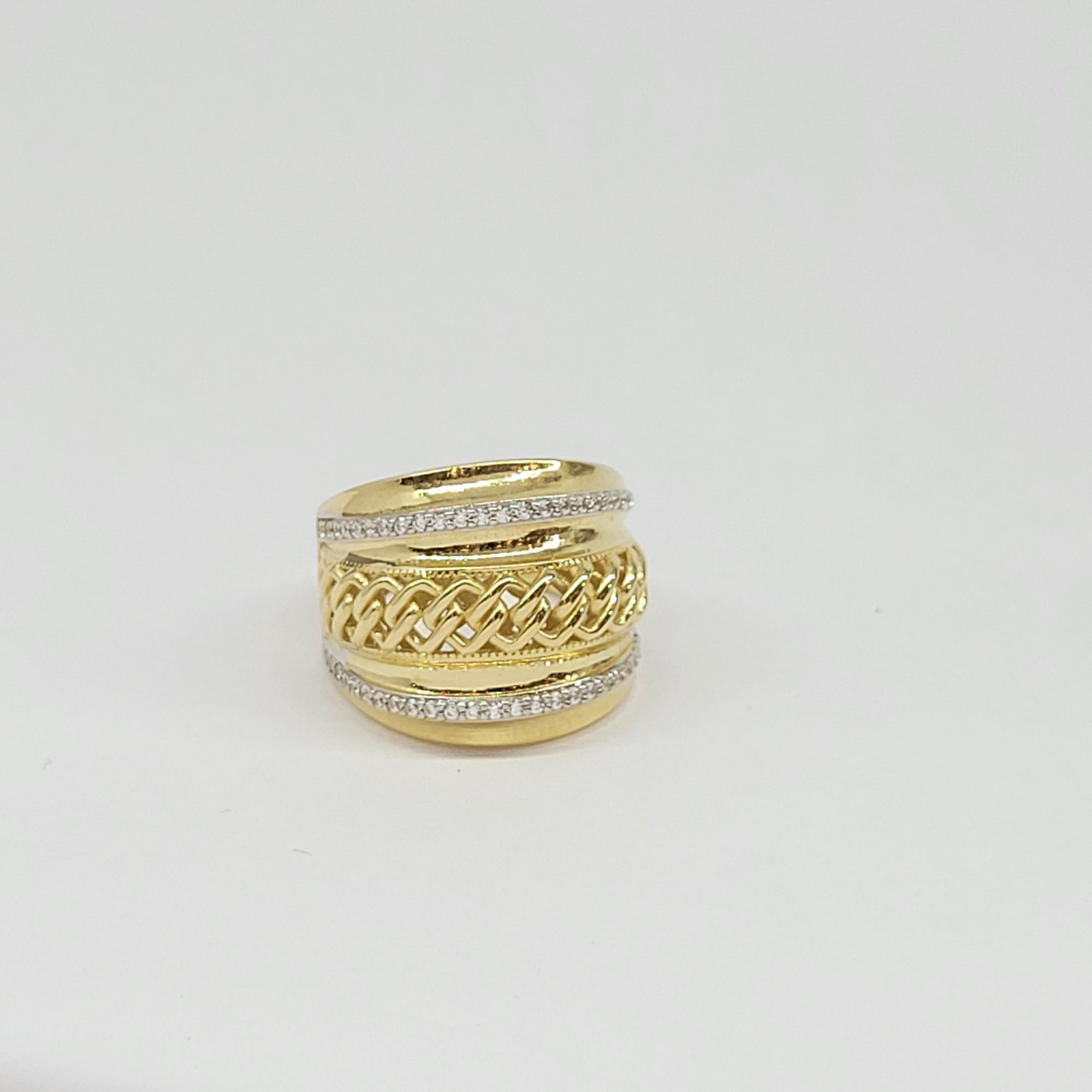 18K LAYERED STACKED RING – Azadi Jewellery