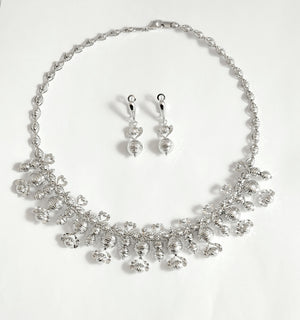 DIAMOND CUT WHITE SET  Azadi Jewellery